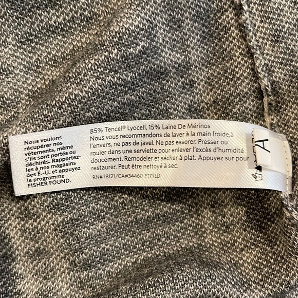 Eileen Fisher Printed Tencel Cardigan - Picture 4 of 4